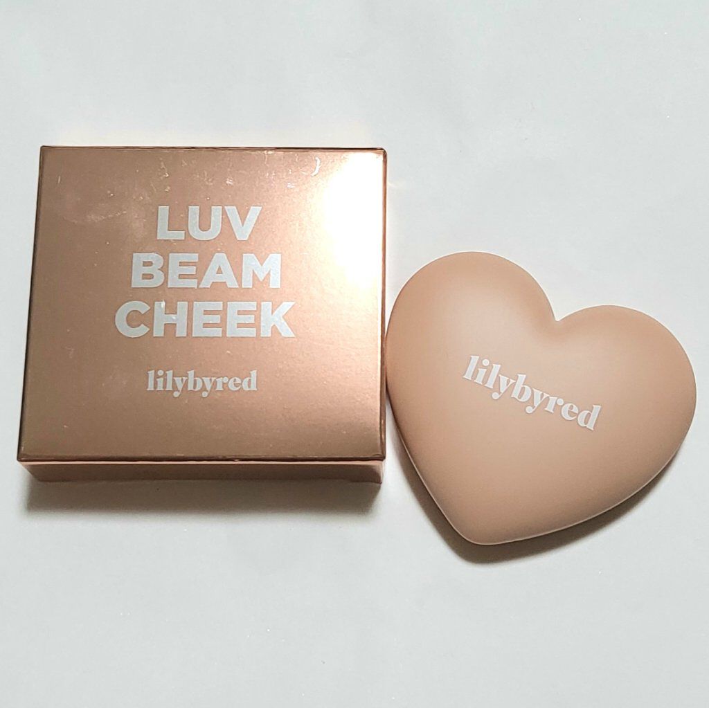 Luv Beam Cheek/lilybyred/パウダーチークを使ったクチコミ（3枚目）