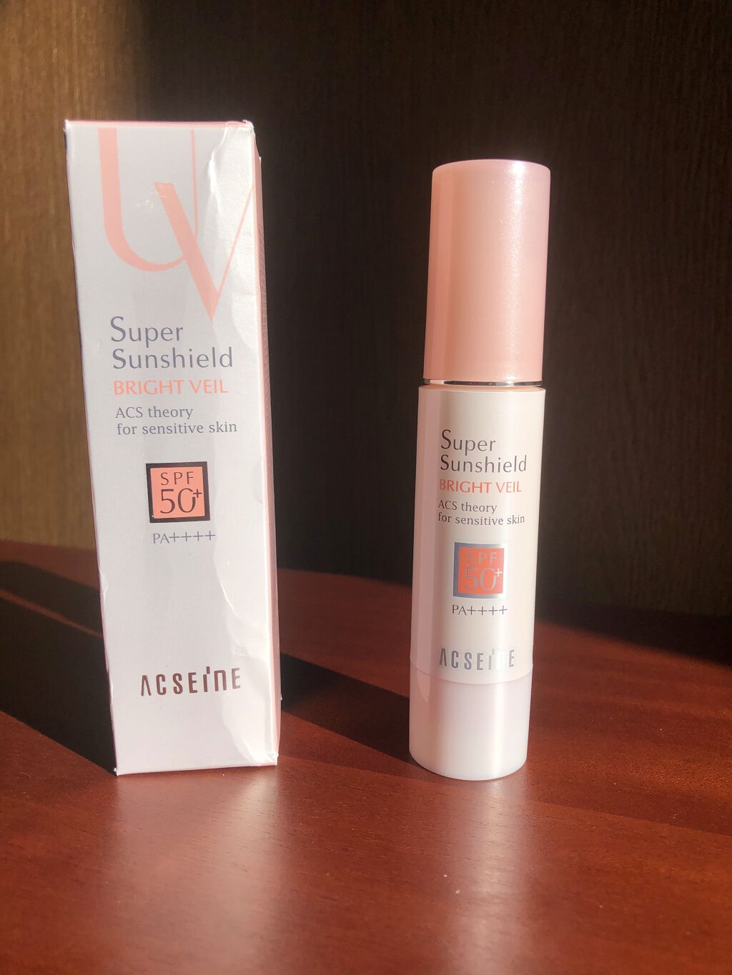スーパーサンシールド ブライトヴェール＜R＞/ACSEINE/日焼け止め・UVケアを使ったクチコミ（1枚目）