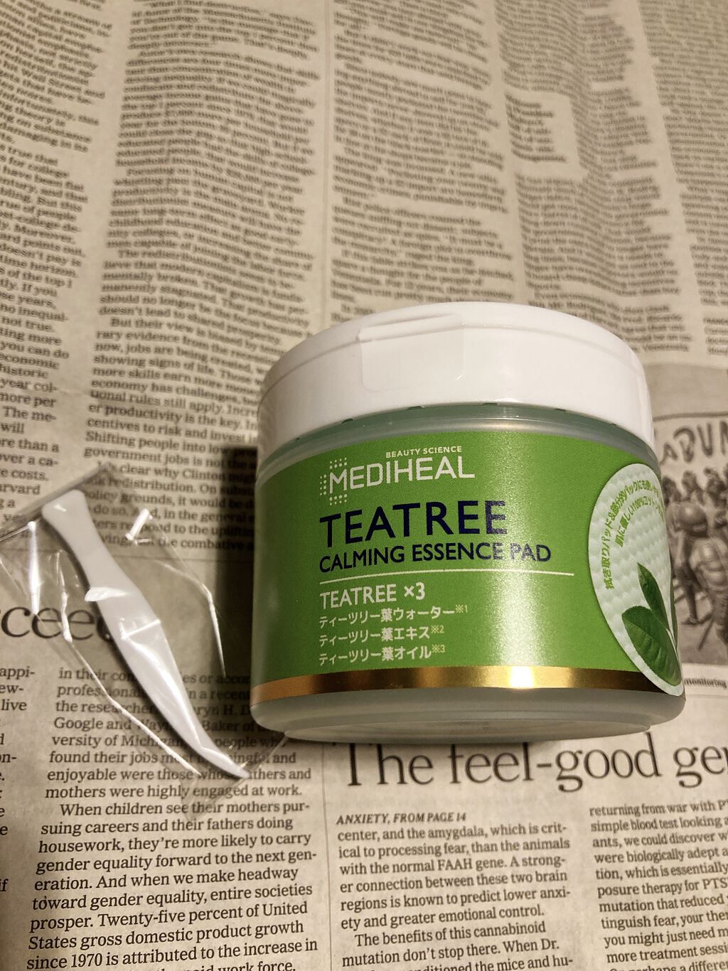 ティーツリーカーミングエッセンスパッド/MEDIHEAL/トナーパッドを使ったクチコミ（2枚目）