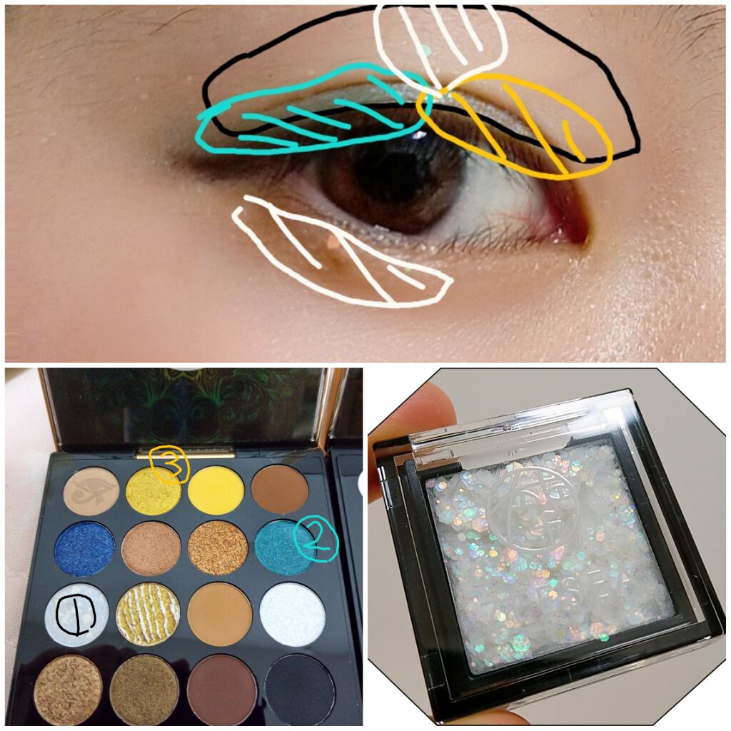 大英博物館 エジプトシリーズ アイシャドウパレット/ZEESEA/アイシャドウパレットを使ったクチコミ(3枚目)
