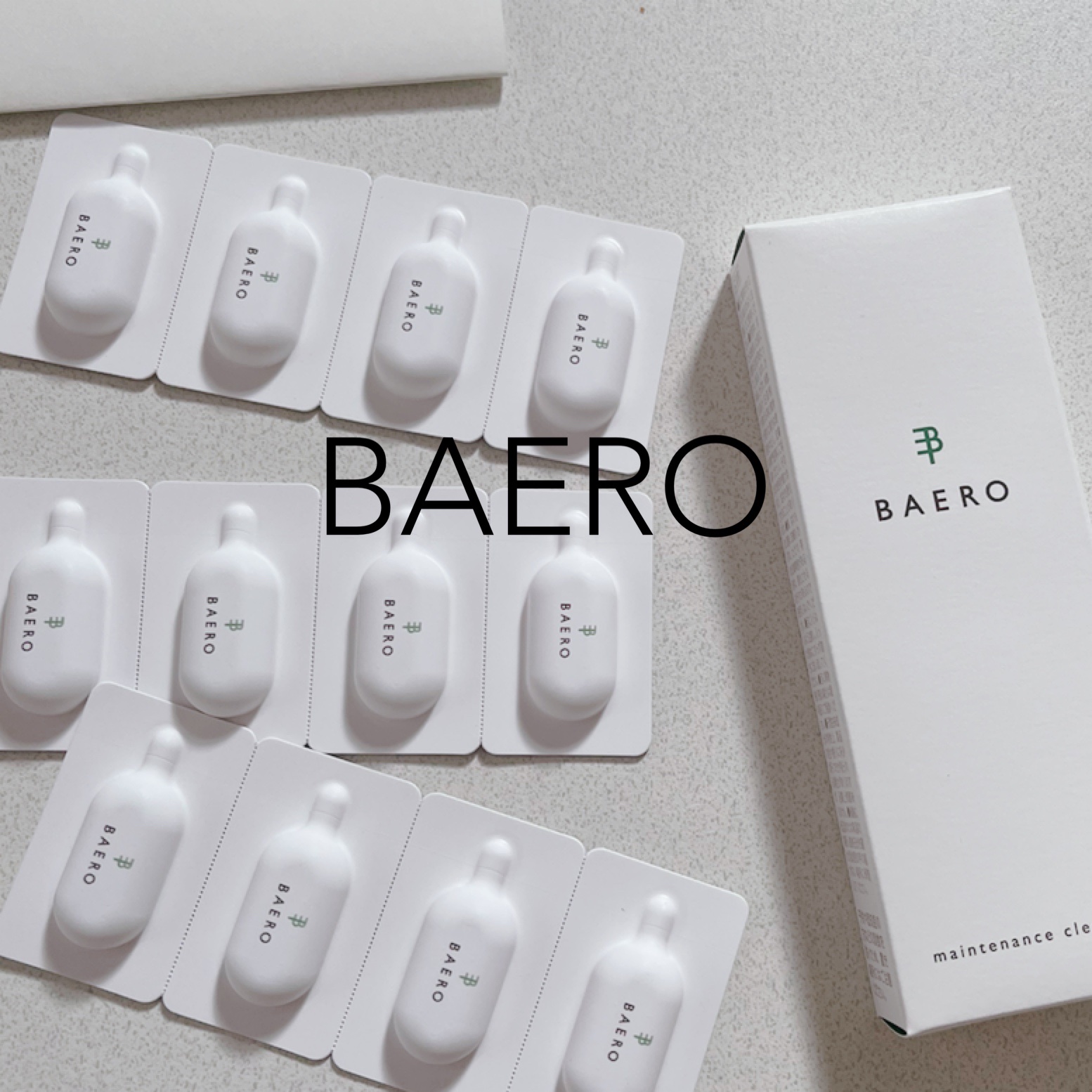 メンテナンスクレンザー/BAERO/スクラブ・ゴマージュを使ったクチコミ（1枚目）