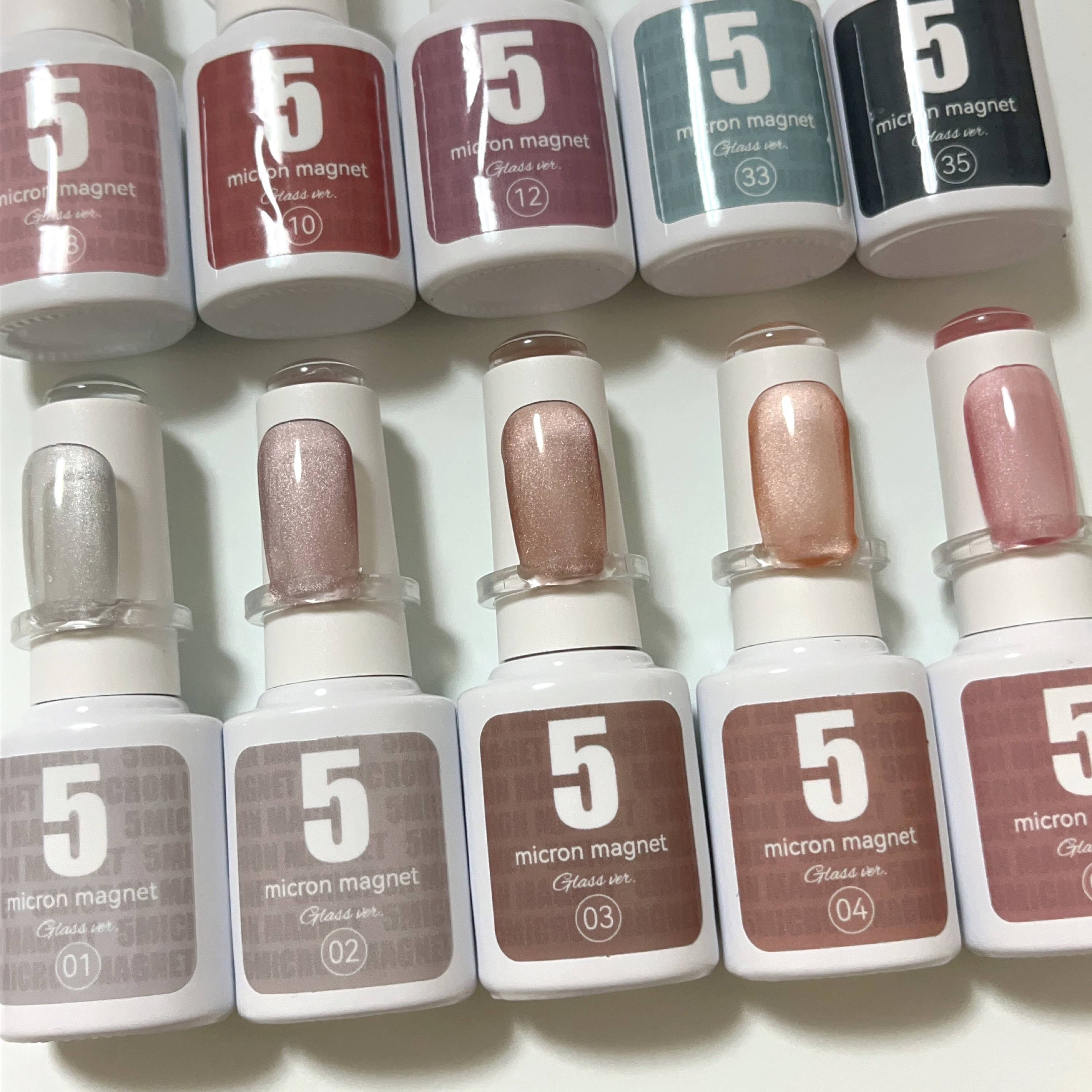 5ミクロンマグネット ガラス ver./ネイル工房/ジェルネイルを使ったクチコミ（3枚目）