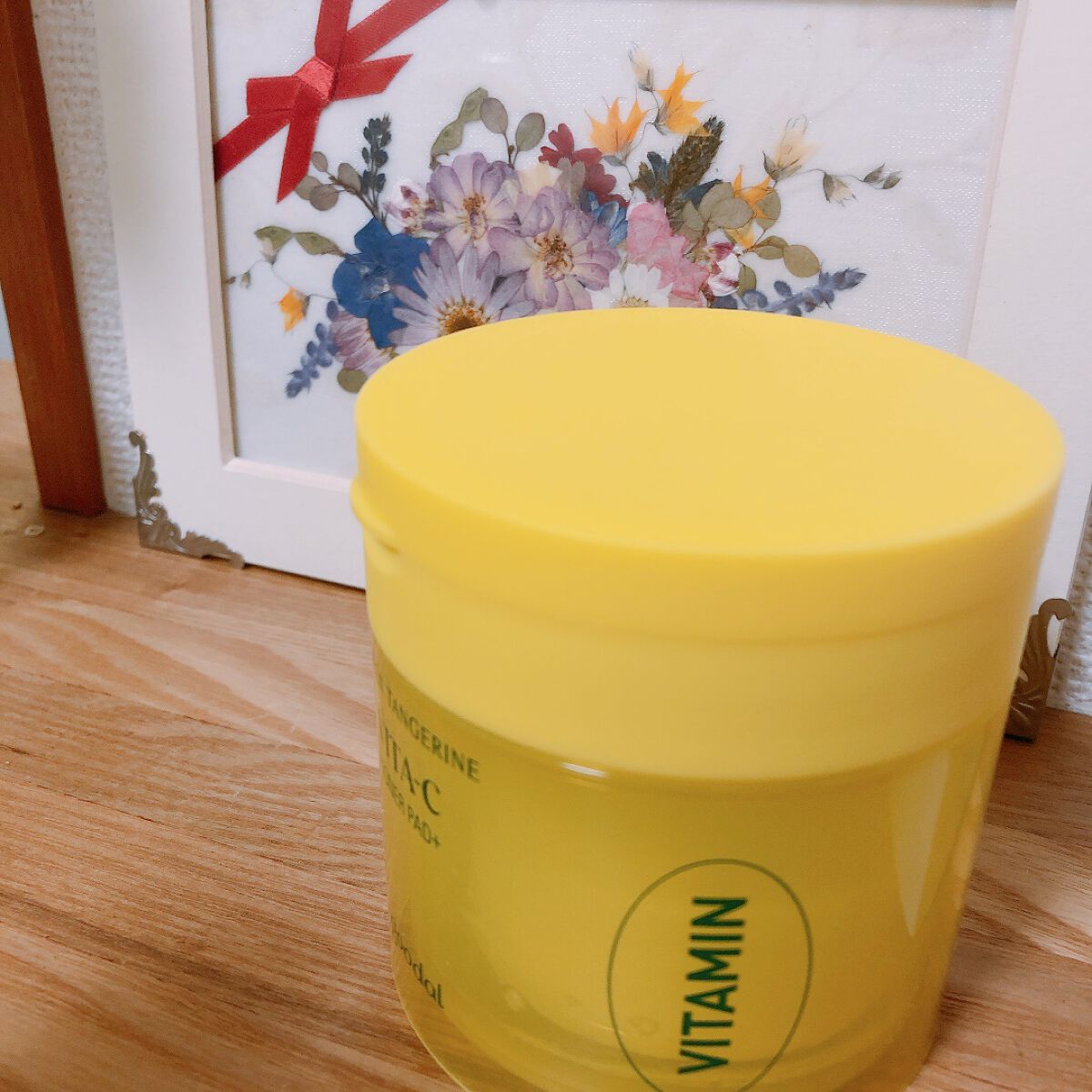 グリーンタンジェリン ビタCダークスポットケアパッド/goodal/トナーパッドを使ったクチコミ（2枚目）