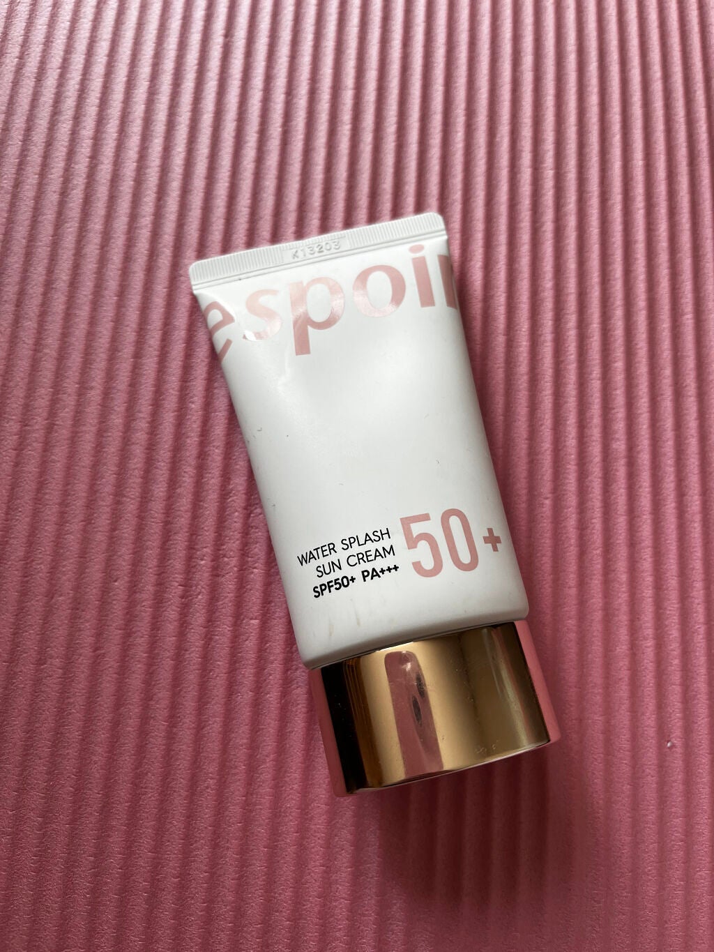 ウォータースプラッシュサンクリーム/espoir/日焼け止め・UVケアを使ったクチコミ(2枚目)
