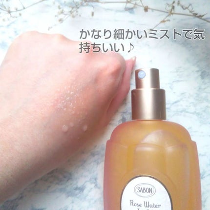 ローズウォーターインオイル/SABON/ミスト状化粧水を使ったクチコミ(2枚目)