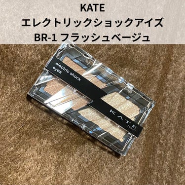 エレクトリックショックアイズ  BR-1 フラッシュベージュ/KATE/アイシャドウパレットを使ったクチコミ（2枚目）