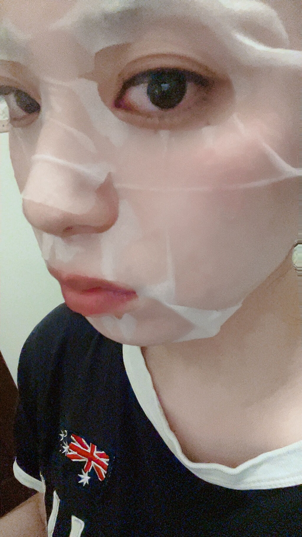 デイリーケアマスク ヒアルロン酸＆グレープフルーツ/RISM/シートマスク・パックを使ったクチコミ（3枚目）