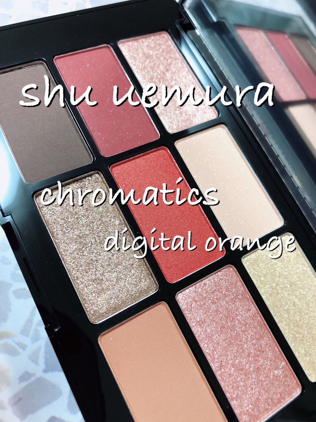 クロマティックス - デジタル オレンジ/shu uemura/アイシャドウパレットを使ったクチコミ(1枚目)