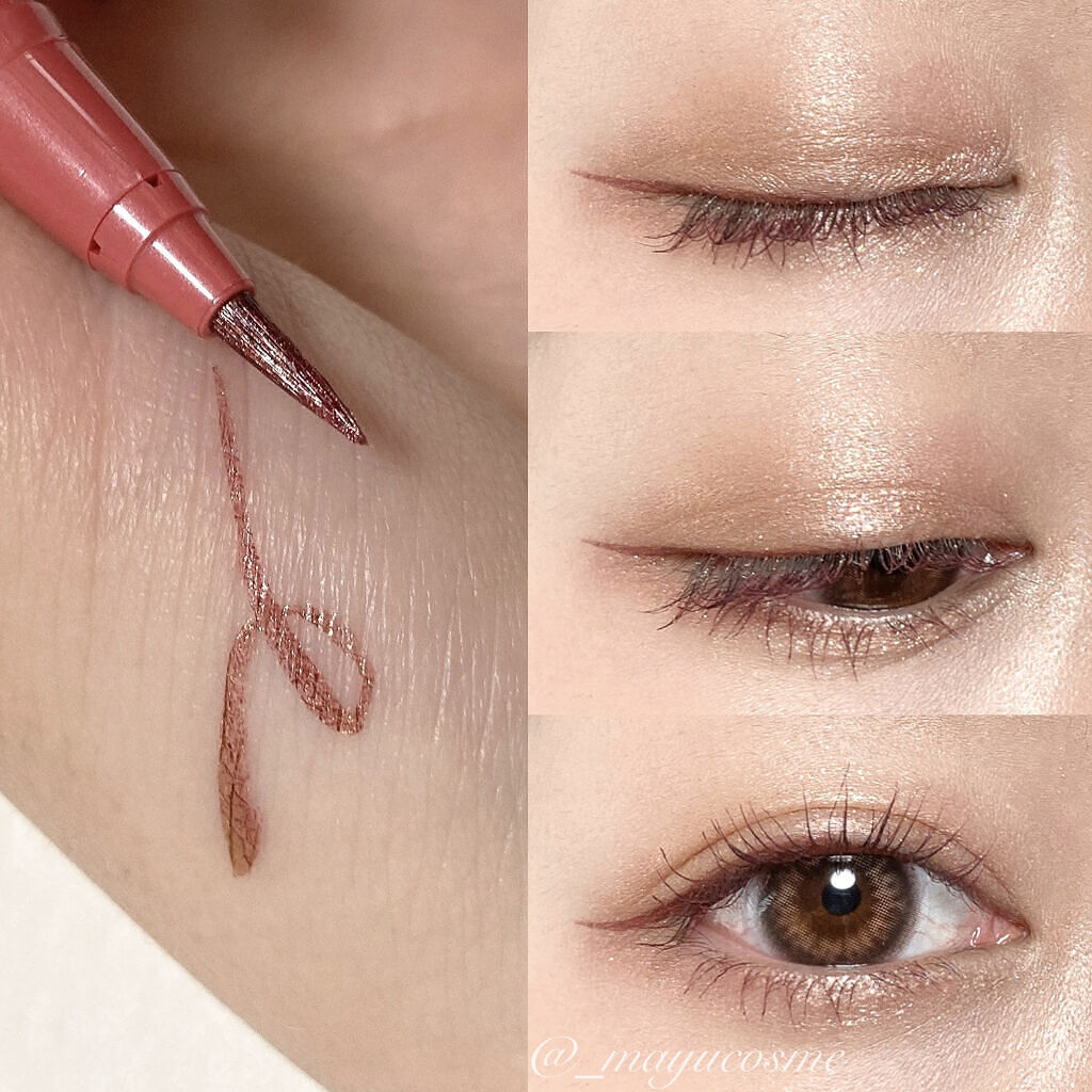 アイデザインライナー/COCOROIKI/リキッドアイライナーを使ったクチコミ（2枚目）