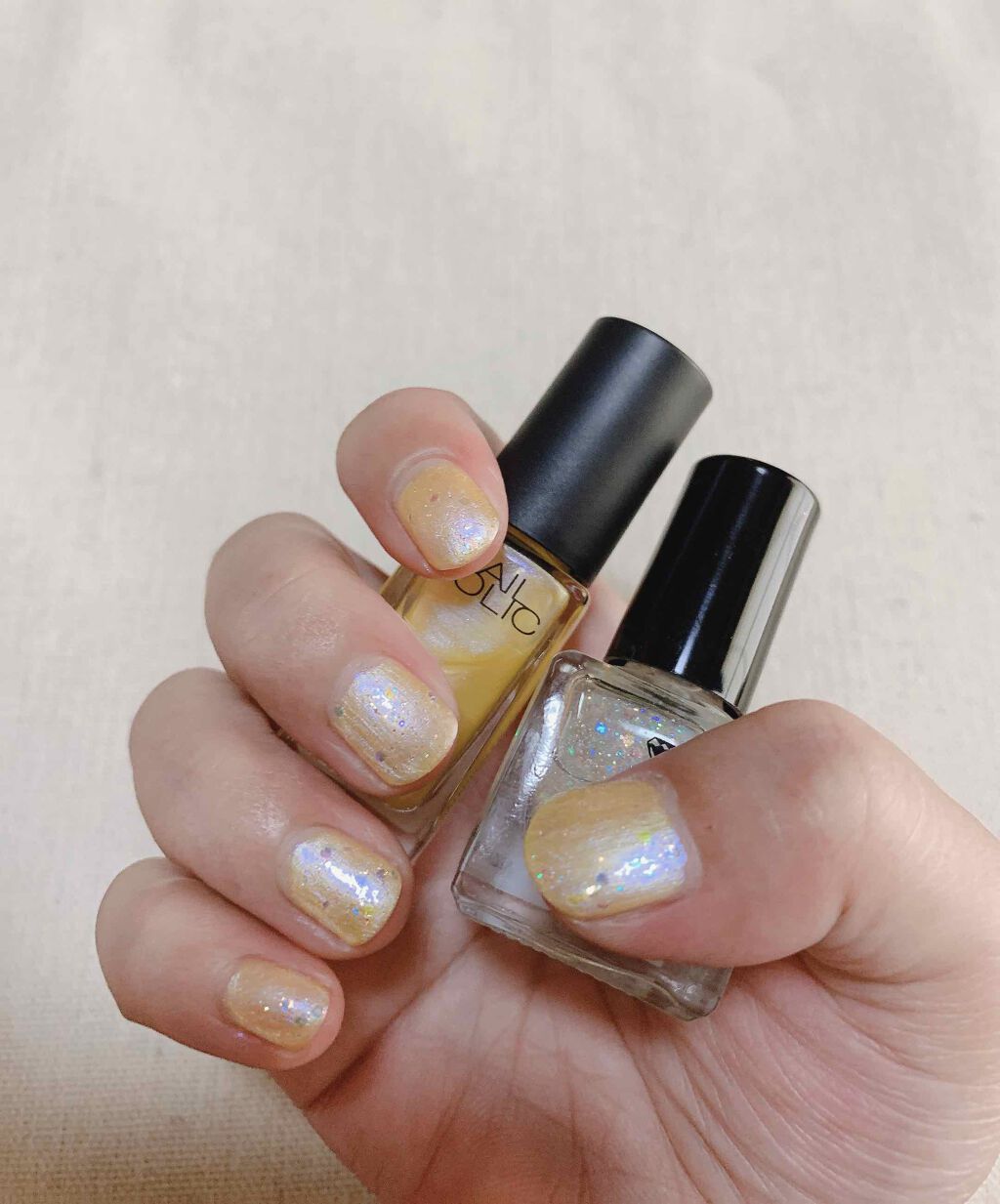 ネイルホリック Sheer pearl color YE504/ネイルホリック/マニキュアを使ったクチコミ（1枚目）