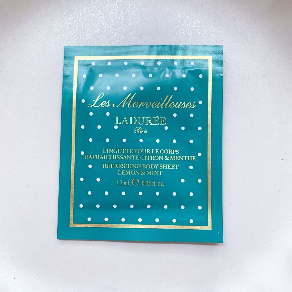 オー・グルマンド リフレッシング ボディ シート/レ・メルヴェイユーズ ラデュレ/ボディシートを使ったクチコミ(2枚目)