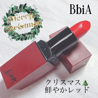 BBIA ラストリップスティック 3のクチコミ「
💕🎁🎄 MerryX'mas 🎄🎁💕イブ💕

クリスマスレッドのような
鮮やかな赤のリップス.....」（1枚目）