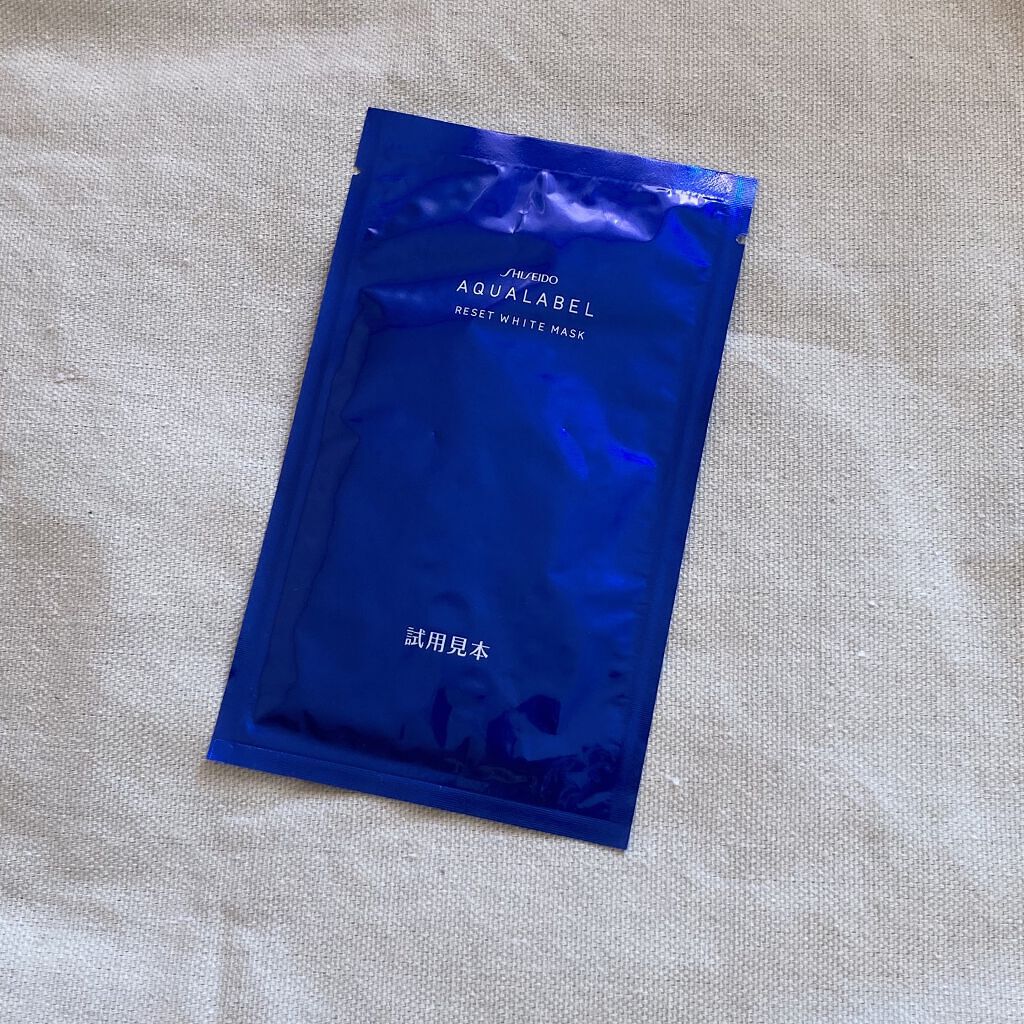 リセットホワイトマスク/アクアレーベル/シートマスク・パックを使ったクチコミ（1枚目）