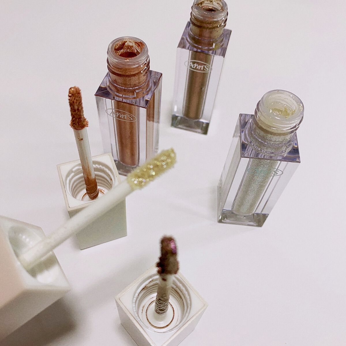 グリッターリキッドアイシャドウ/all my things/グリッターを使ったクチコミ（3枚目）