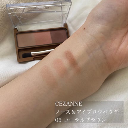 ノーズ&アイブロウパウダー/CEZANNE/パウダーアイブロウを使ったクチコミ(1枚目)