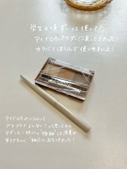 ノーズ&アイブロウパウダー/CEZANNE/パウダーアイブロウを使ったクチコミ(1枚目)