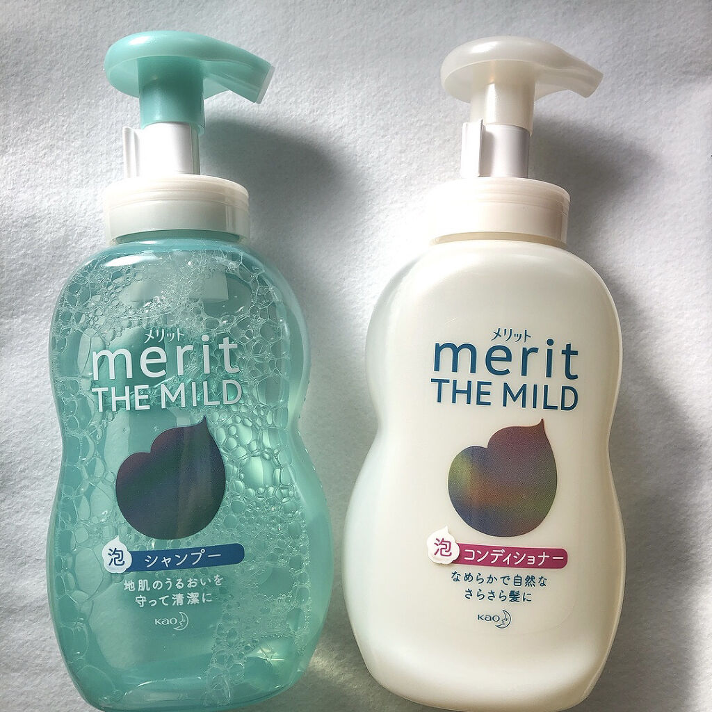 ザマイルド/メリット/市販シャンプーを使ったクチコミ（1枚目）