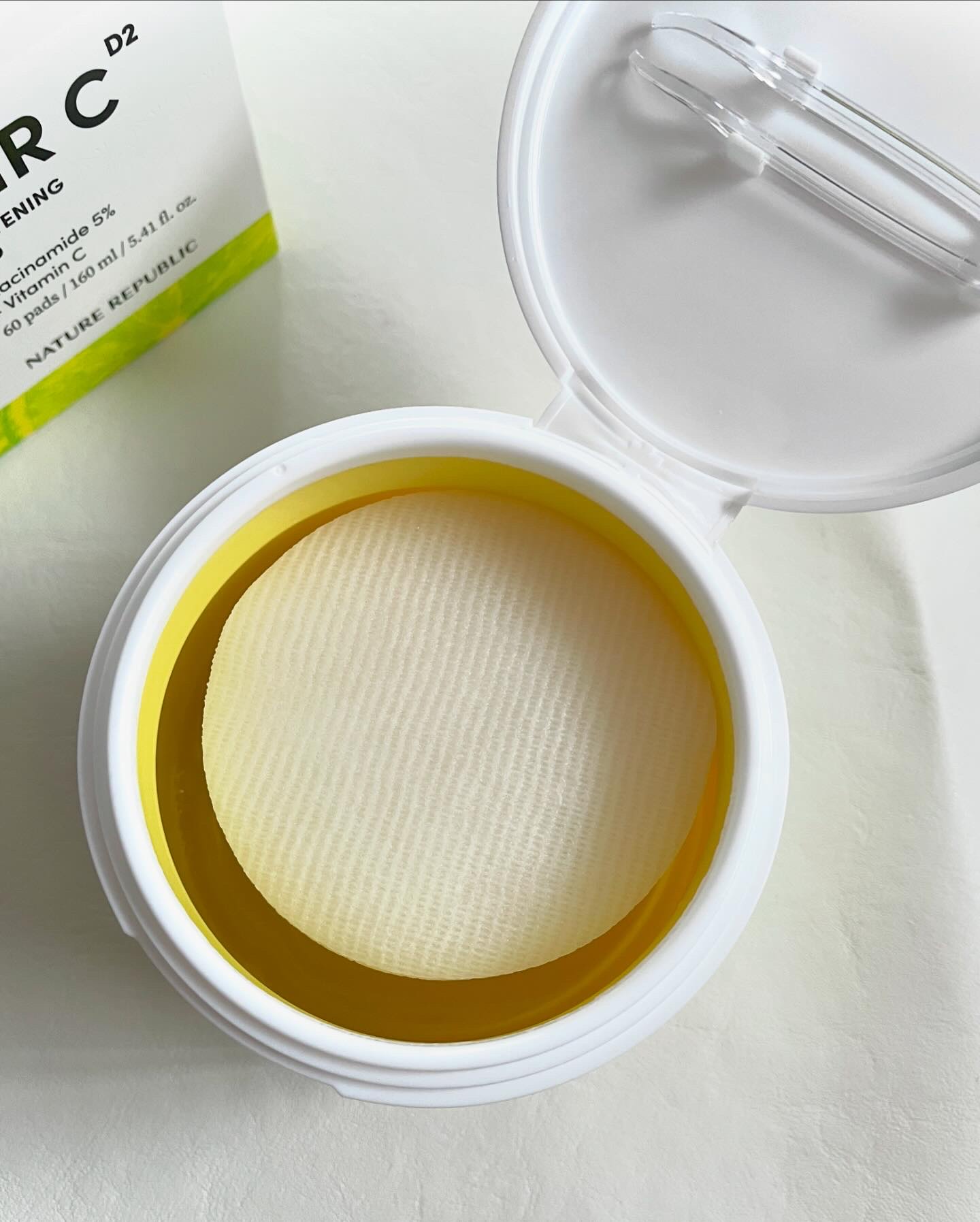 ビタペアC 美容液パッド/ネイチャーリパブリック/トナーパッドを使ったクチコミ（2枚目）