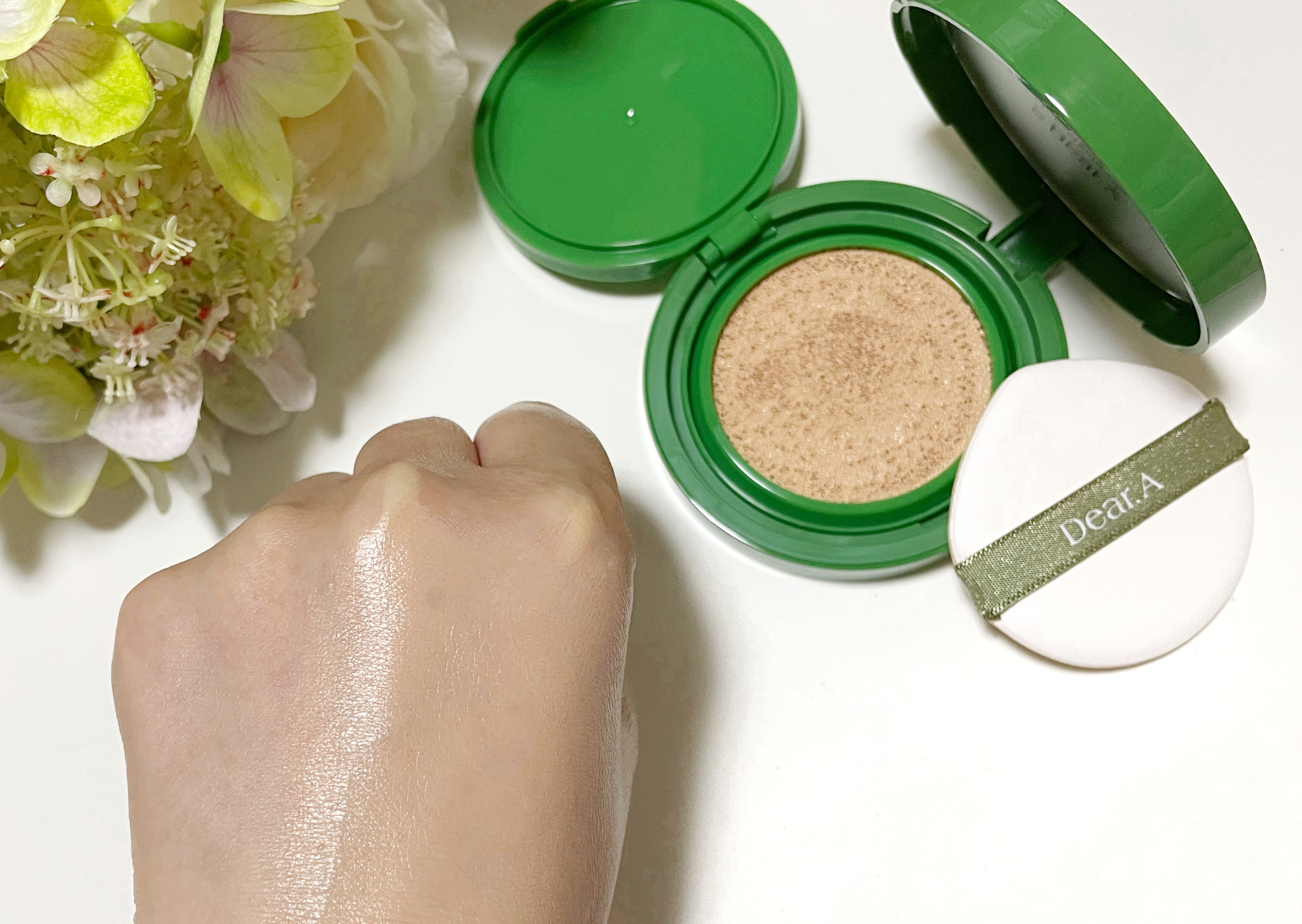 スリムフィットエバーグロウクッション/Dear.A/クッションファンデーションを使ったクチコミ（2枚目）