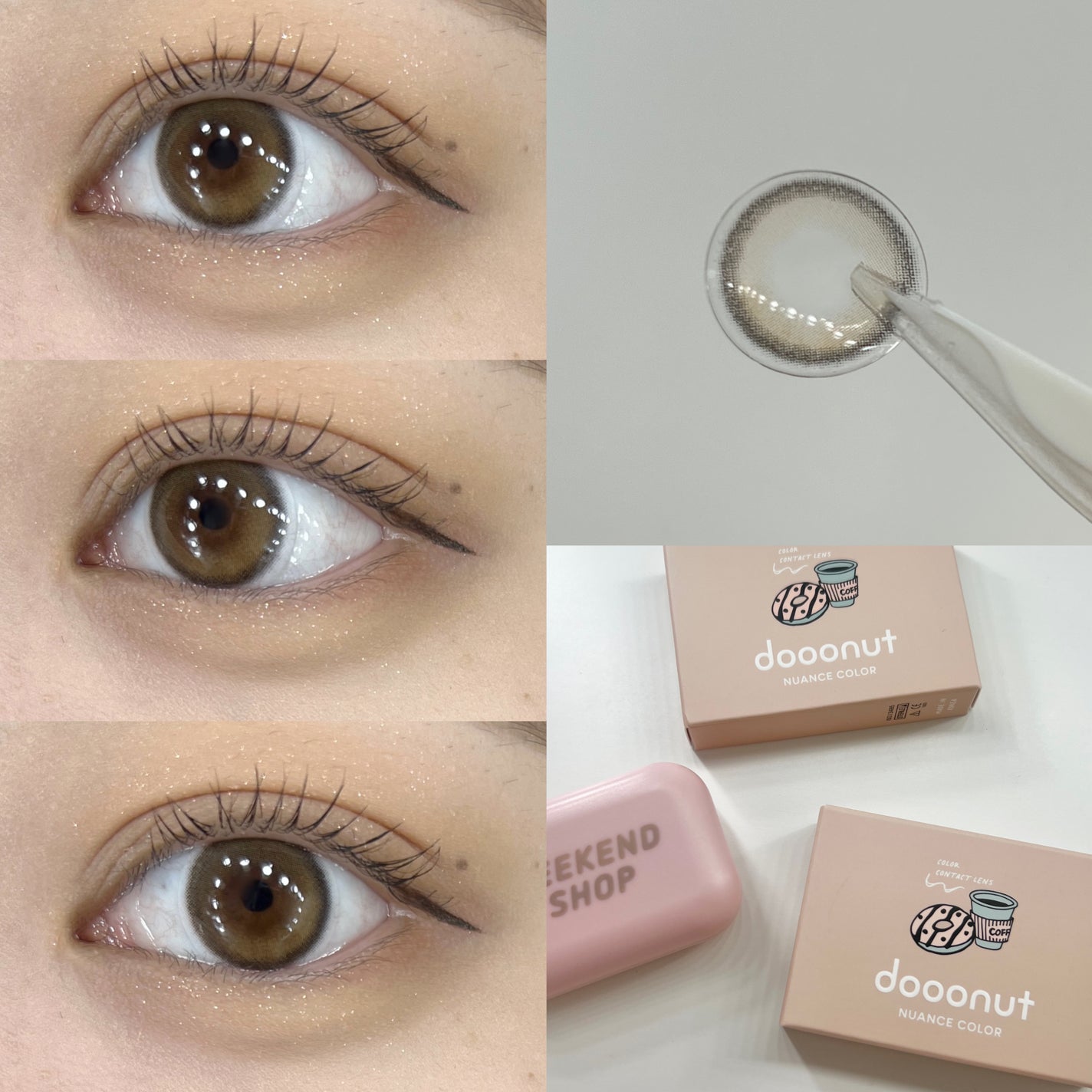 dooonut /WEEKENDSHOP/1ヶ月(1MONTH)カラコンを使ったクチコミ(7枚目)