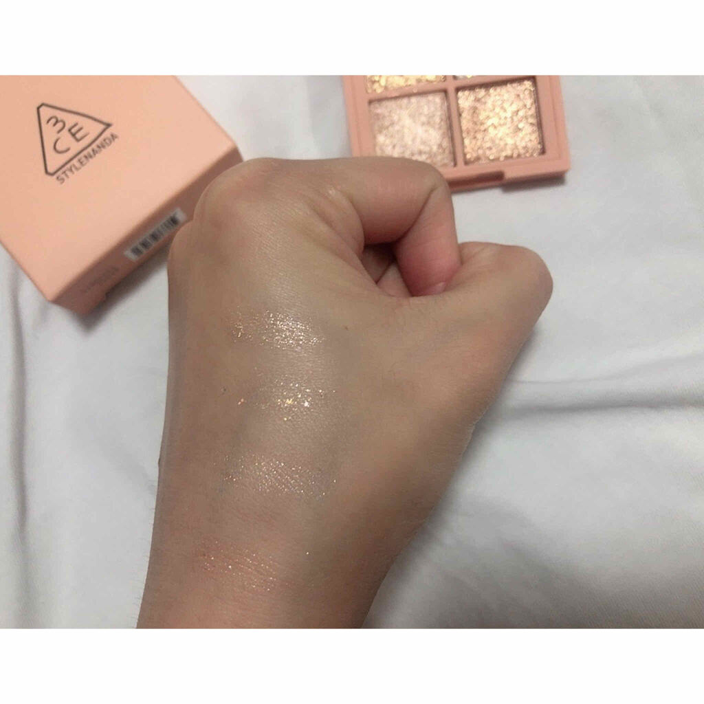 3CE ミニ マルチアイカラーパレット #GLITTER BOMB/3CE/アイシャドウパレットを使ったクチコミ（2枚目）