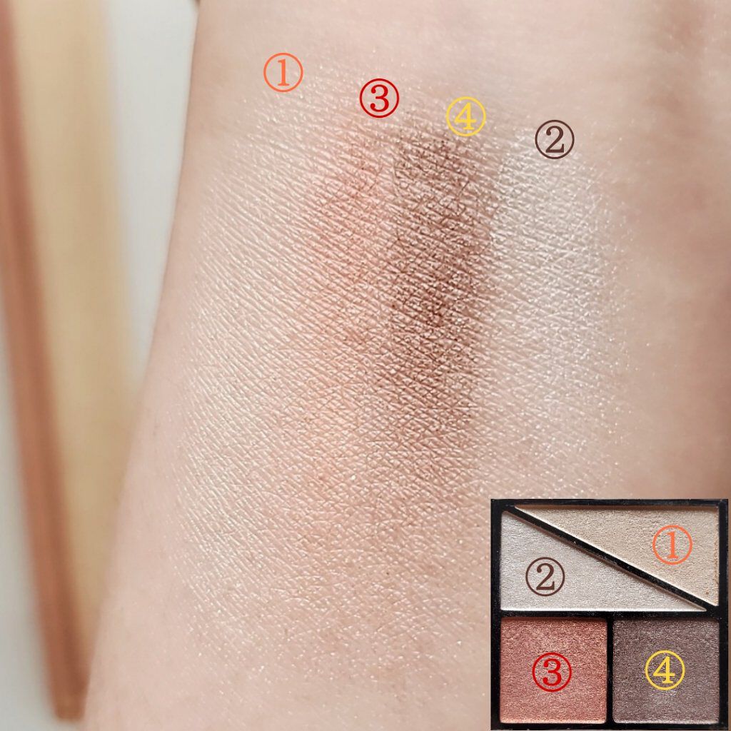 UR GLAM　VELVET EYE COLOR PALETTE/U R GLAM/アイシャドウパレットを使ったクチコミ（3枚目）