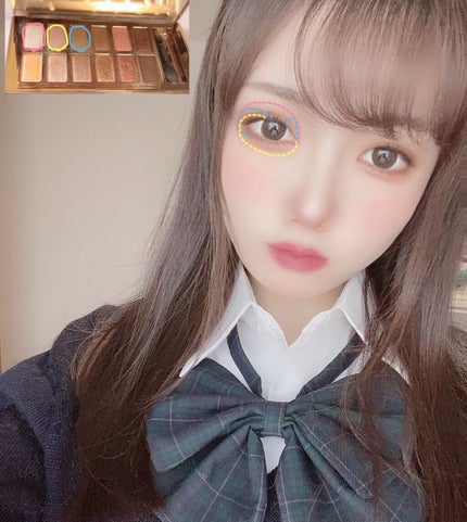 バレンタインボックス/VAVI MELLO/アイシャドウパレットを使ったクチコミ(3枚目)