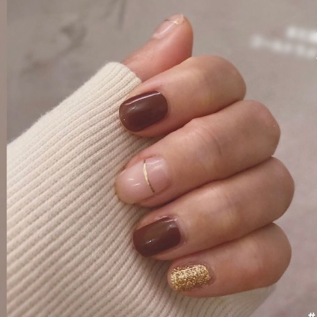 セミキュアジェルネイル(ハンド)/ohora/ネイルシールを使ったクチコミ(2枚目)