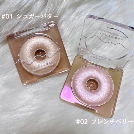 ドーナッツハイライト/JUDYDOLL/パウダーハイライトを使ったクチコミ(2枚目)