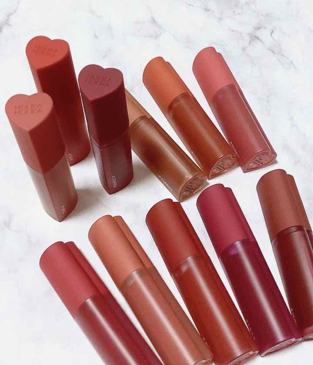 ホリカホリカ ハートクラッシュグローティントエアー/HOLIKA HOLIKA/リップティントを使ったクチコミ（3枚目）