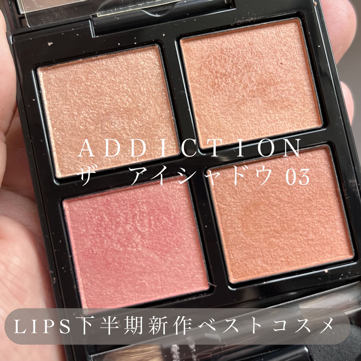 アディクション　ザ アイシャドウ パレット/ADDICTION/アイシャドウパレットを使ったクチコミ（1枚目）