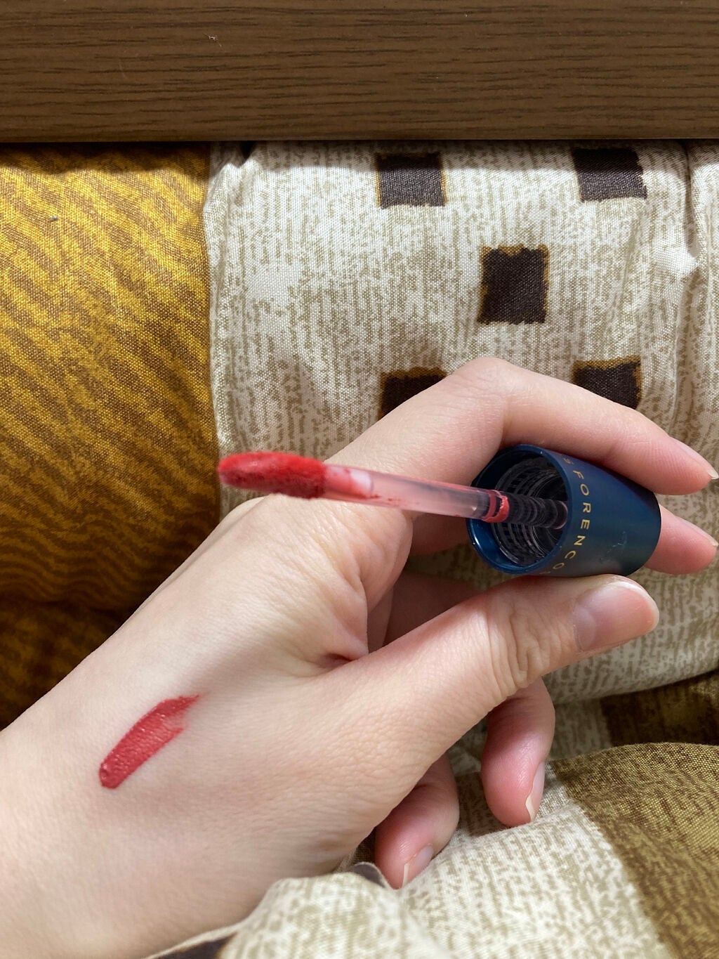 タトゥーベルベットティント/フォレンコス/リップティントを使ったクチコミ(4枚目)