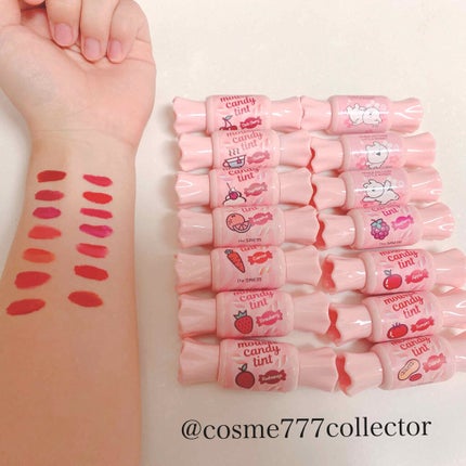 ムース キャンディー ティント 13ラズベリームース/the SAEM/リップティントを使ったクチコミ(2枚目)