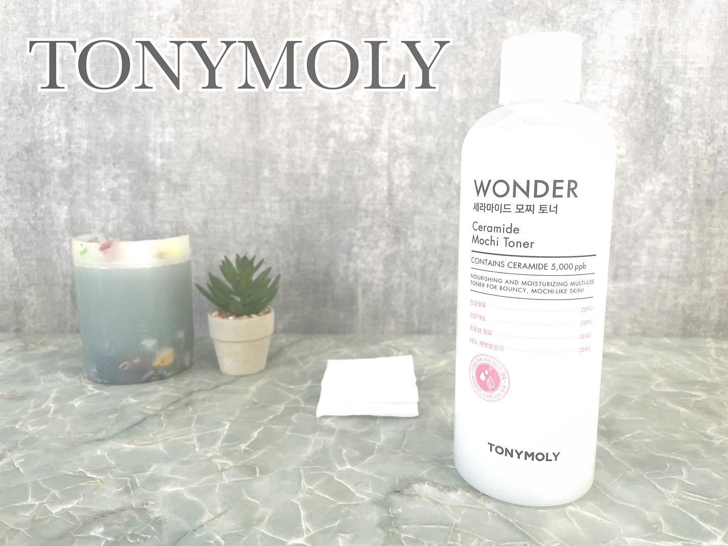Wonder Ceramide Mochi Toner（トニーモリーワンダーCモチトナー）/TONYMOLY/化粧水を使ったクチコミ（1枚目）