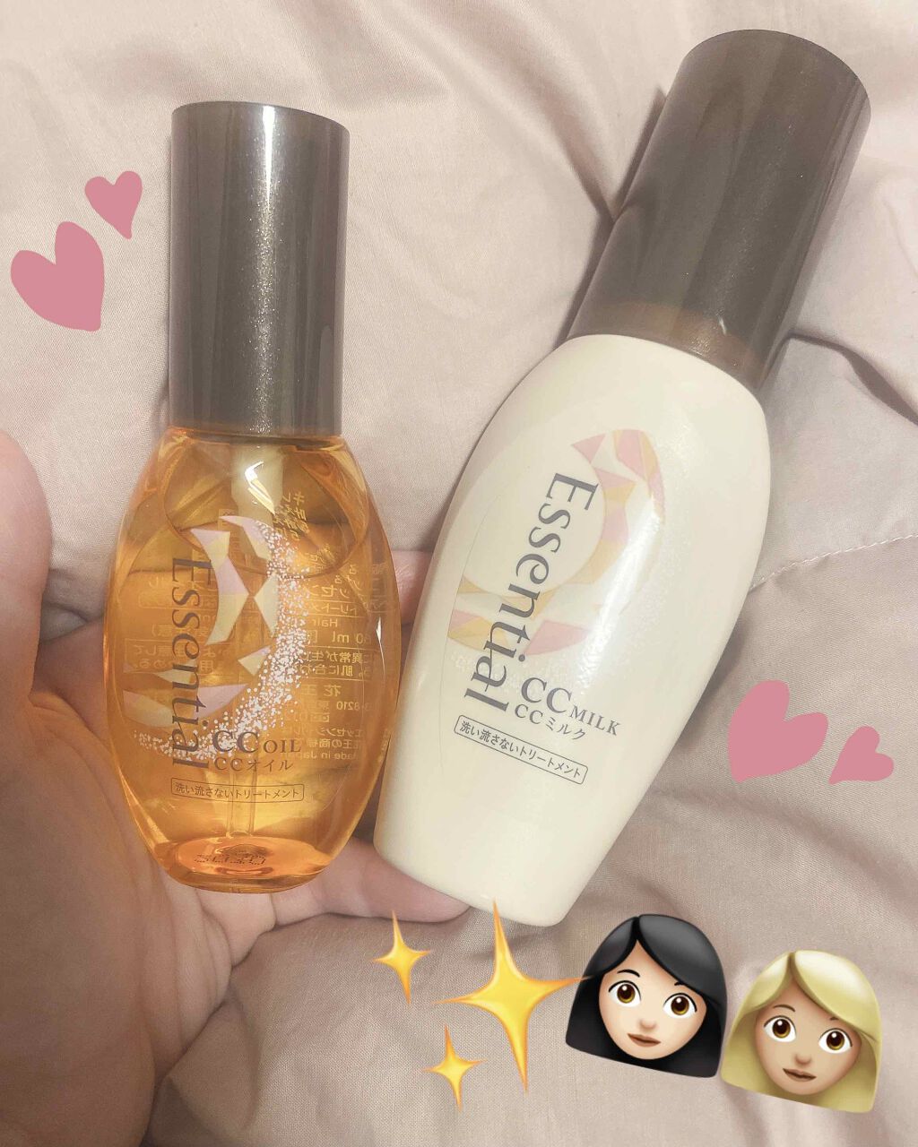 CCミルク/エッセンシャル/ヘアミルクを使ったクチコミ（1枚目）