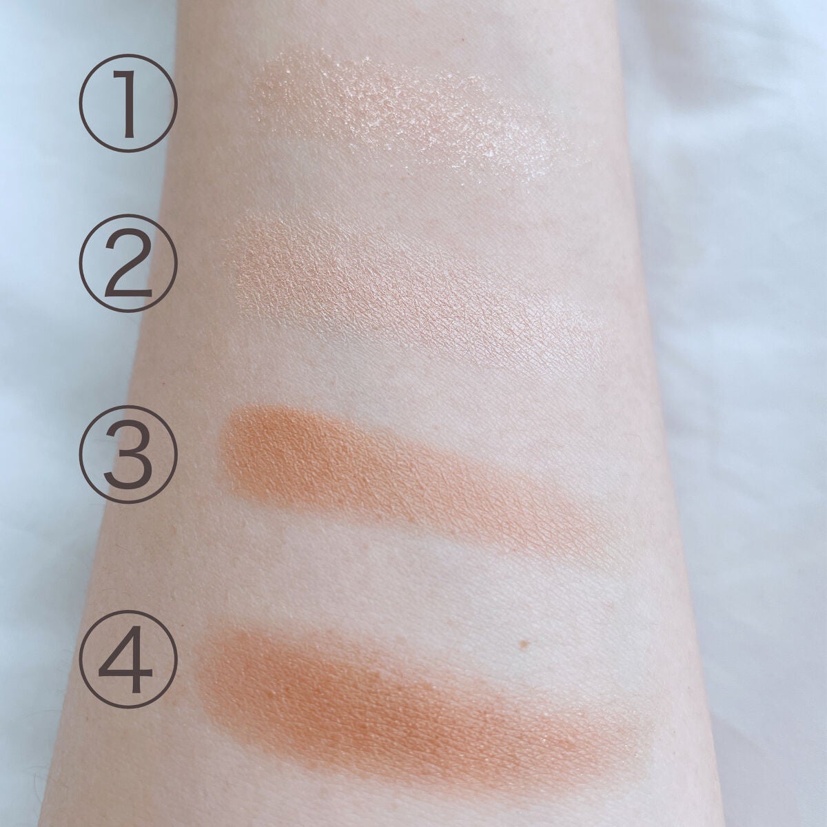 ベージュトーンアイシャドウ/CEZANNE/アイシャドウパレットを使ったクチコミ(3枚目)