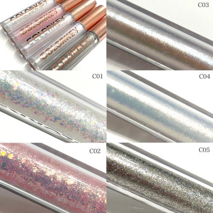 スパークリングギャラクシーリキッドアイシャドウ/COLORKEY/リキッドアイシャドウを使ったクチコミ(3枚目)