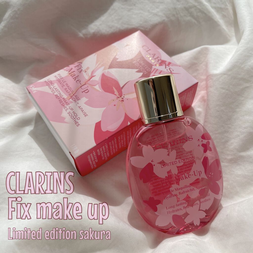 フィックス メイクアップ サクラ/CLARINS/ミスト状化粧水を使ったクチコミ（1枚目）