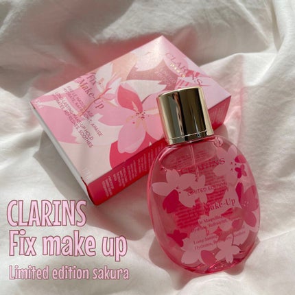 フィックス メイクアップ サクラ/CLARINS/ミスト状化粧水を使ったクチコミ(1枚目)