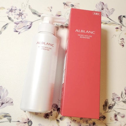 マイクロムース リフレッシャー/ALBLANC/泡洗顔を使ったクチコミ(1枚目)