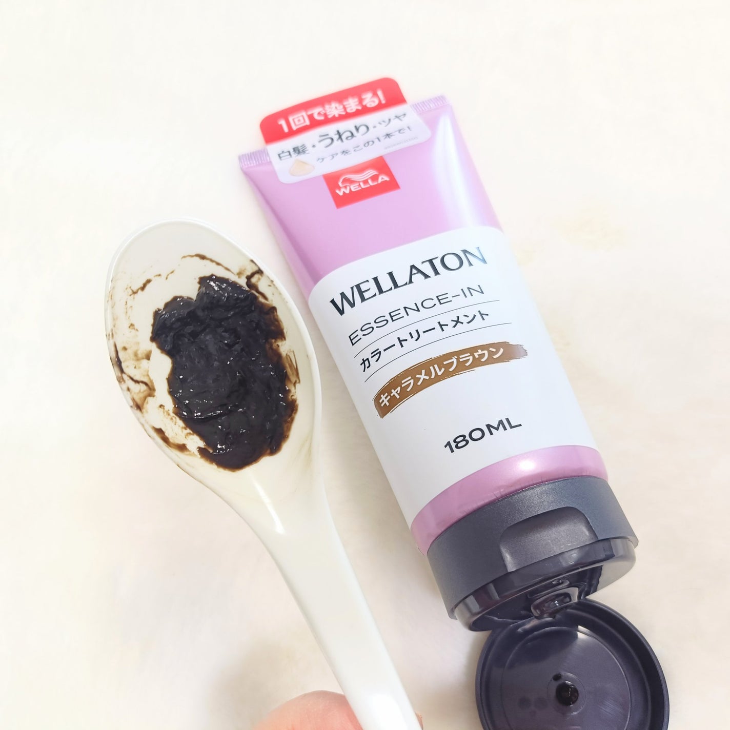 ウエラトーン エッセンスイン カラートリートメント/ウエラ/ヘアカラーを使ったクチコミ(3枚目)