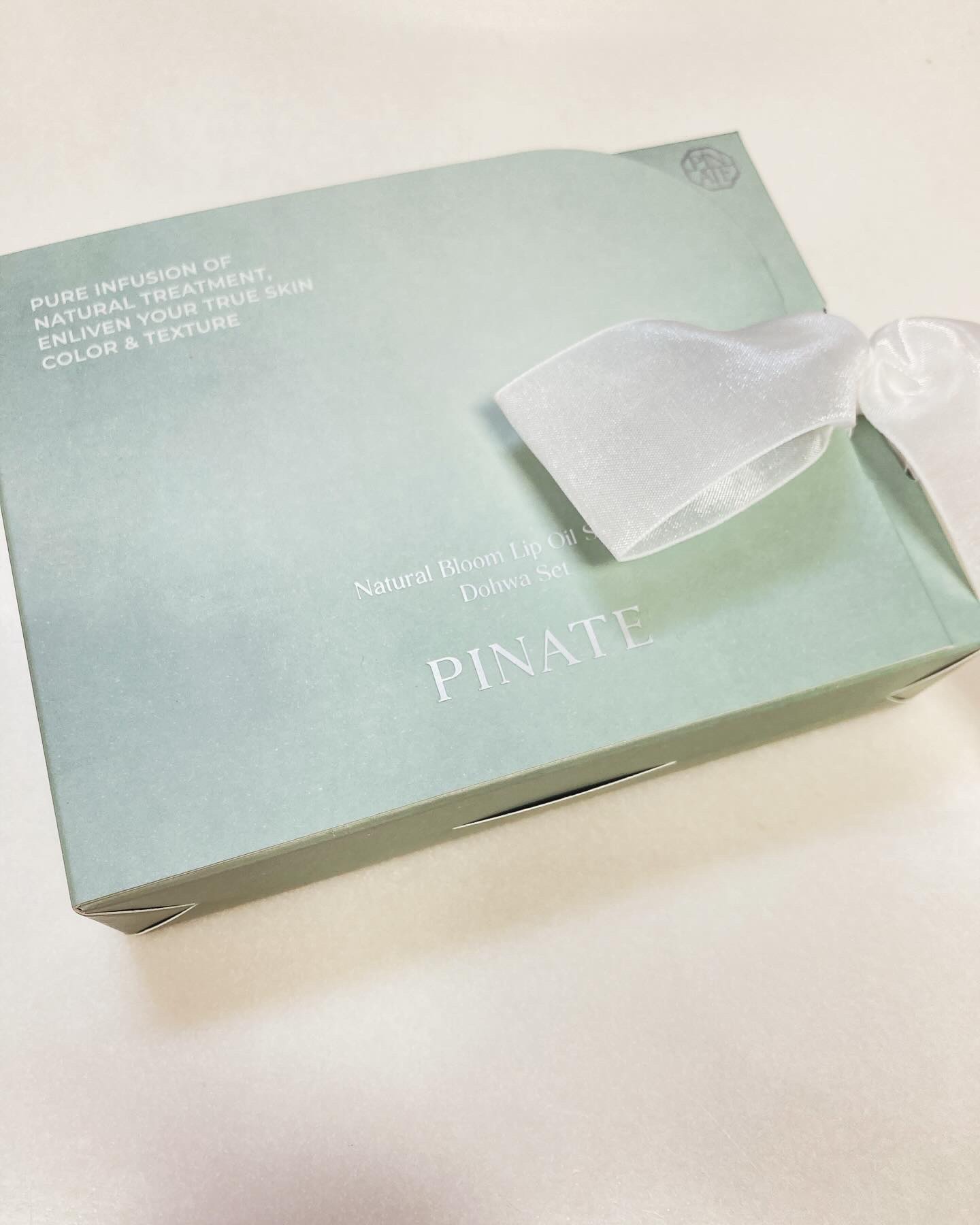 ナチュラルブルームリップオイルセラム 3色セット/PINATE/リップグロスを使ったクチコミ（3枚目）