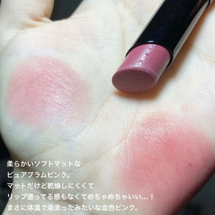 ミネラルシアーマットルージュ/エトヴォス/口紅を使ったクチコミ(3枚目)