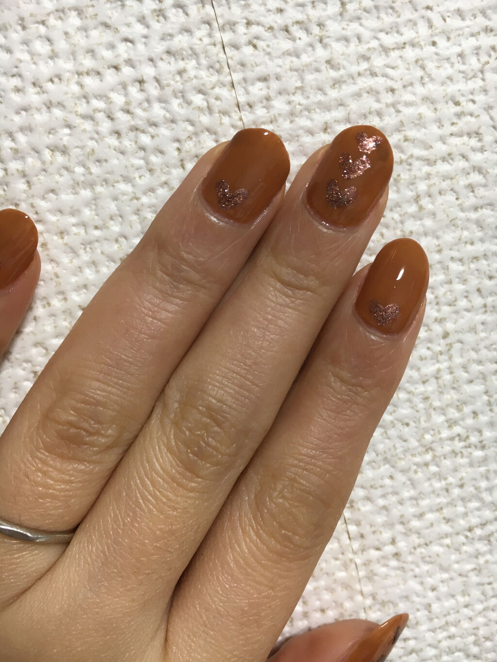 gene TOKYO ネイル ラメショコラ/DAISO/マニキュアを使ったクチコミ（2枚目）