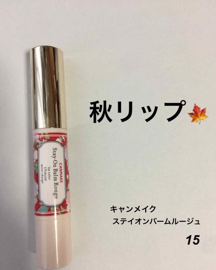 ステイオンバームルージュ/キャンメイク/口紅を使ったクチコミ(1枚目)