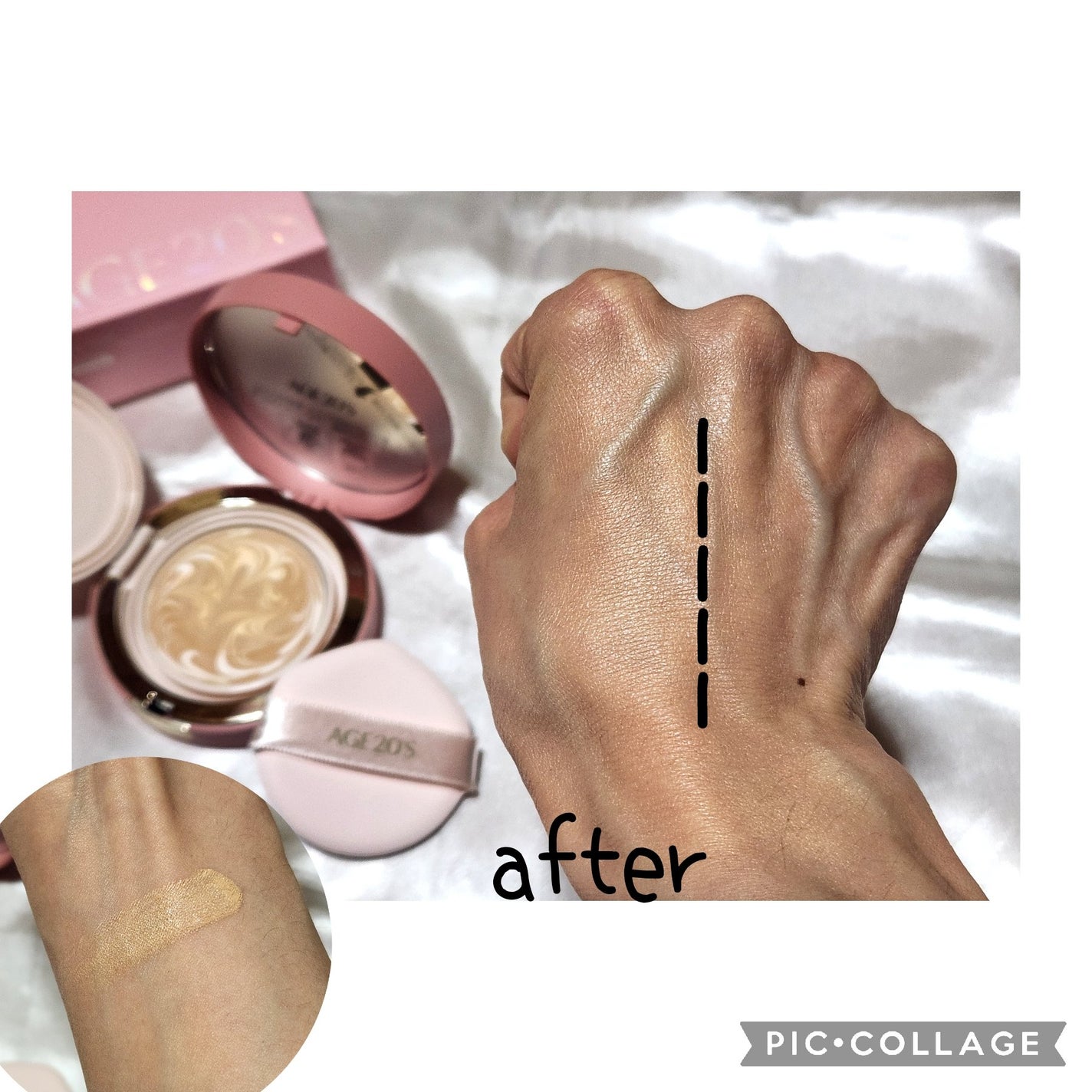 ヴェールヌーディ エッセンスパクトグロウ/AGE20’s/クリーム・エマルジョンファンデーションを使ったクチコミ(4枚目)