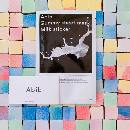 ガムシートマスク コラーゲン※10ミルク※11ステッカー/Abib /シートマスク・パックを使ったクチコミ(1枚目)