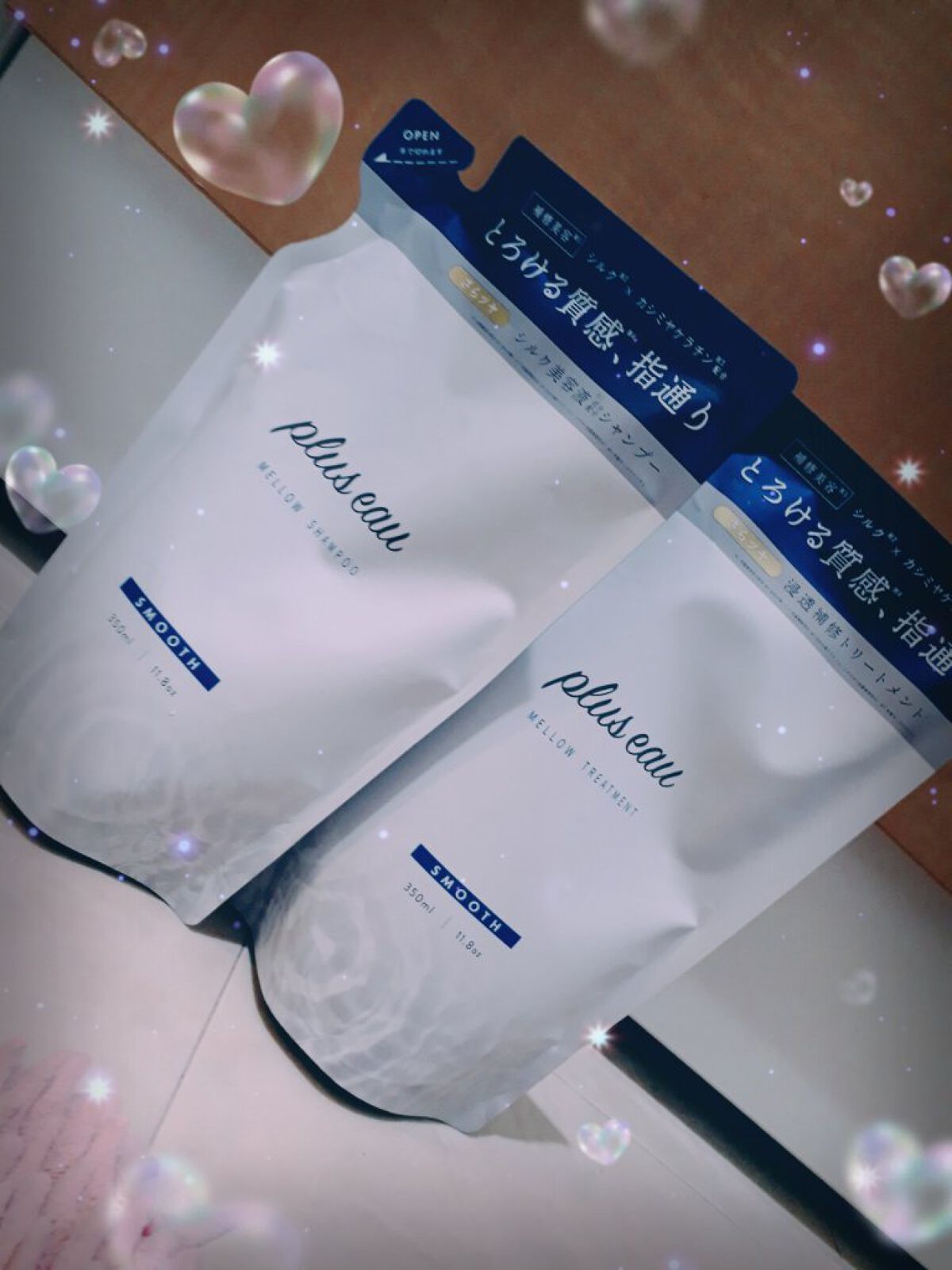 メロウシャンプー/メロウトリートメント/plus eau/市販シャンプーを使ったクチコミ(1枚目)