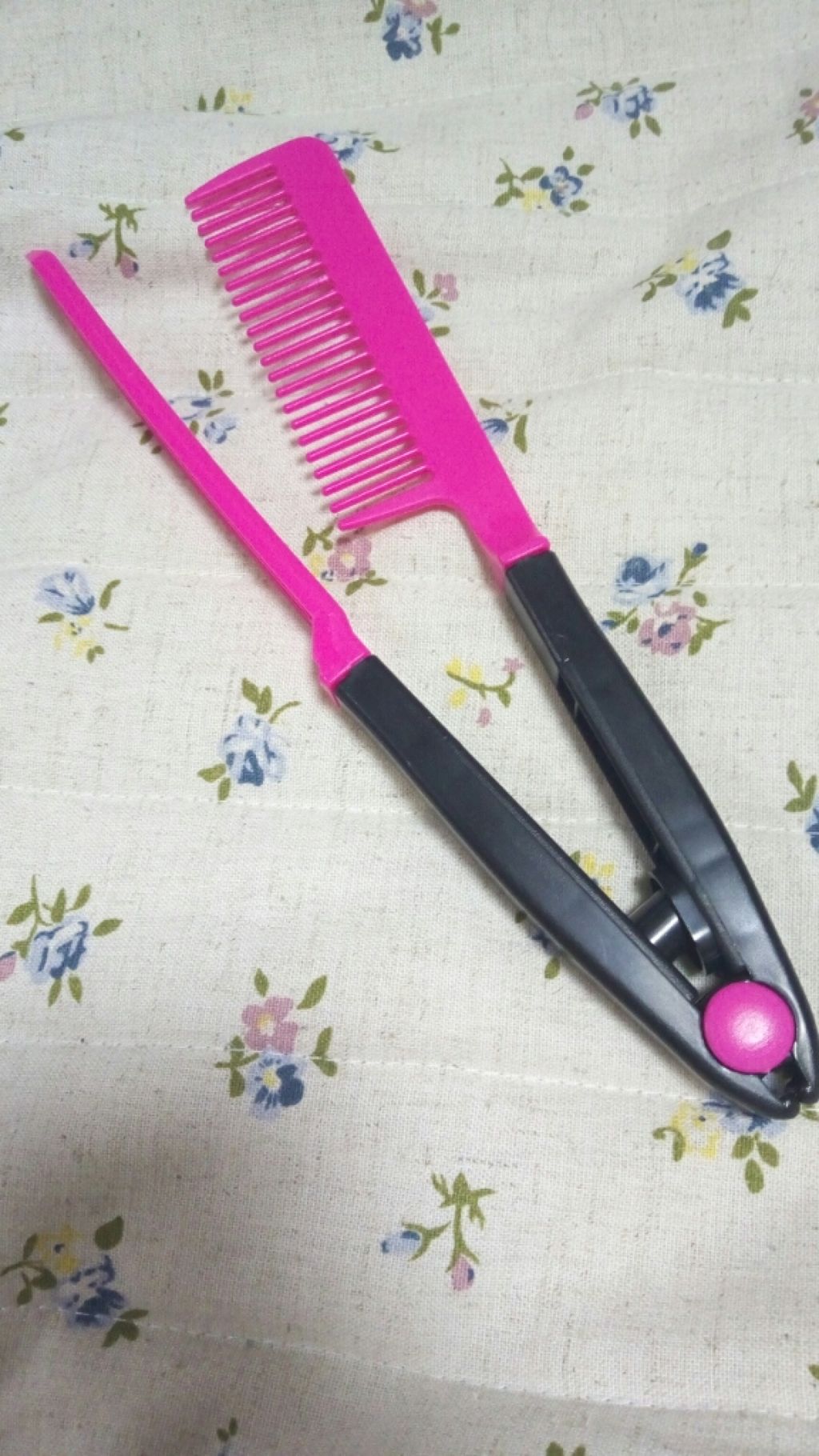 はさんでサラ髪ストレート！ ブロー＆スタイリングコーム/セイワ・プロ/ヘアコームを使ったクチコミ（1枚目）