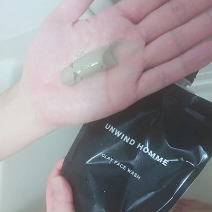 CLAY FACE WASH/UNWIND HOMME/その他洗顔料を使ったクチコミ(3枚目)